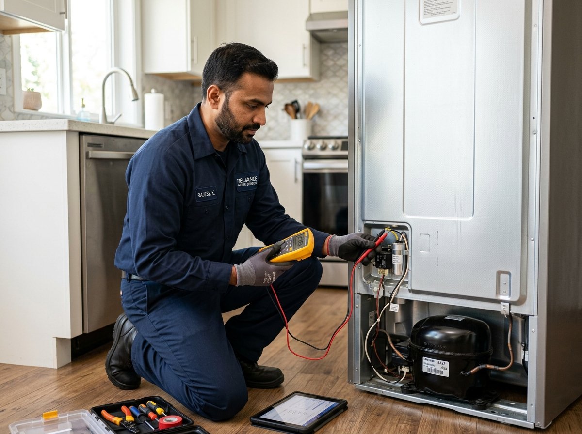 Refrigerator compressor diagnosis and cooling repair