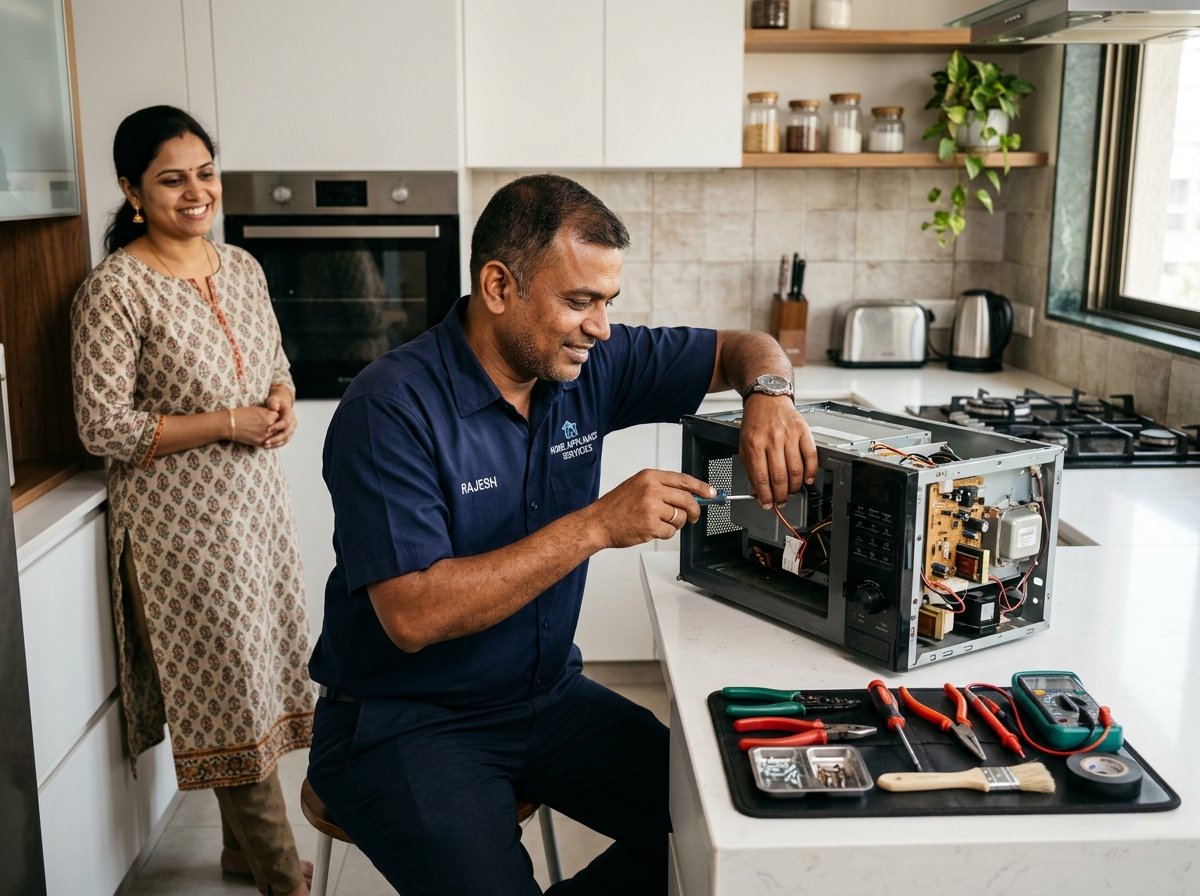 Microwave heating element and magnetron repair