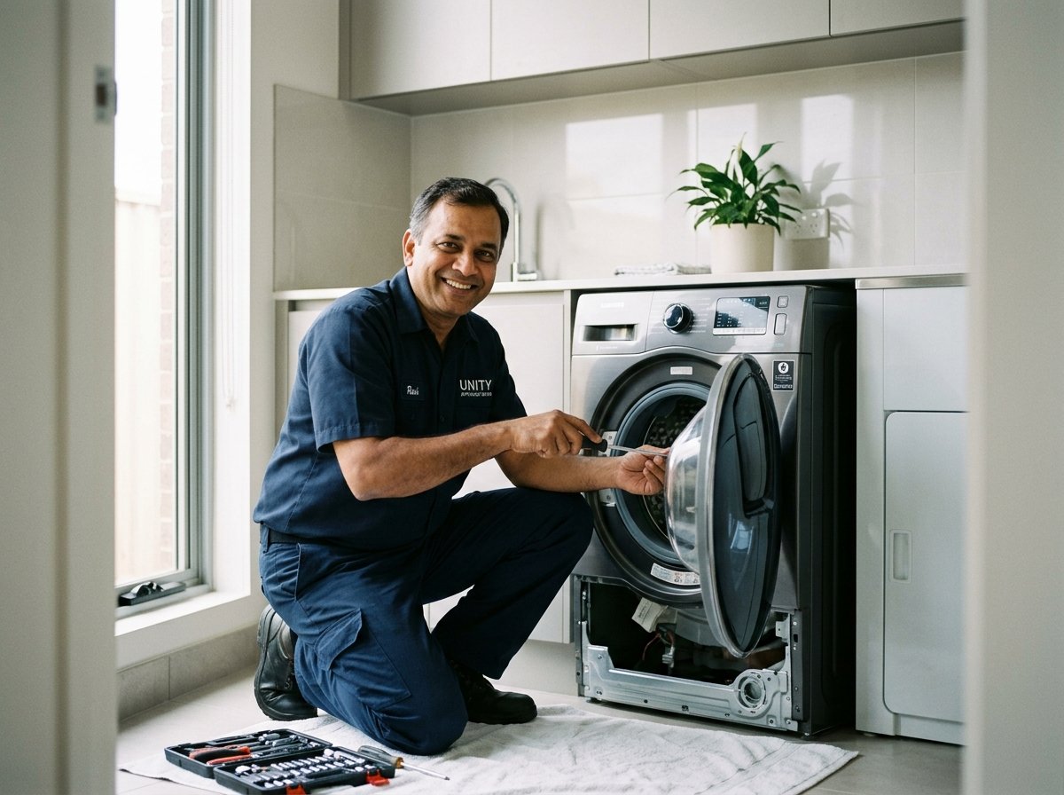 Experienced washing machine technician at Ahmedabad home